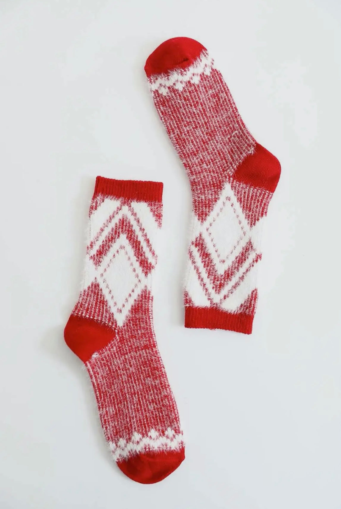 Faux Mohair Socks