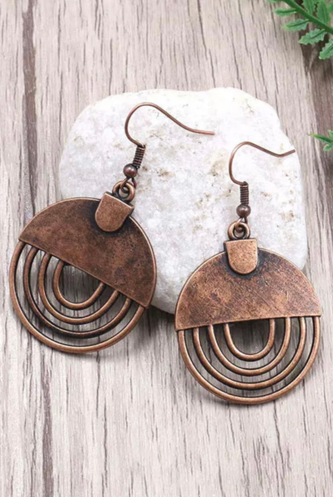 Brown Vintage Earrings