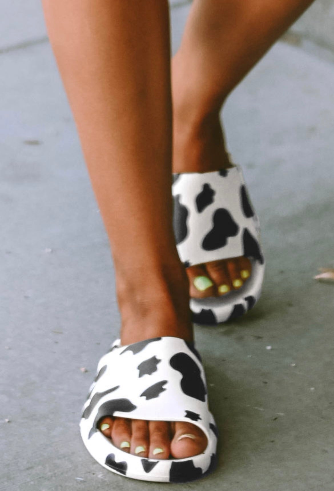 Cow Print Sandal